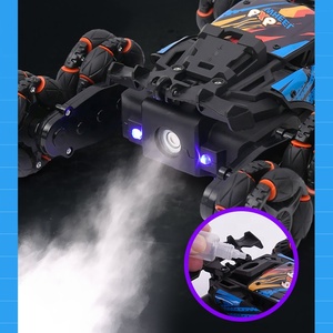 Samtoy aleación 8 ruedas camiones todoterreno RC escalada giro mano gesto Control remoto coche acrobático con luz de pulverización y reloj - Product Image 4