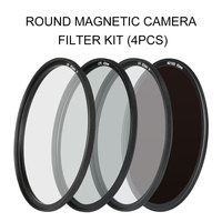Kit de filtres pour objectif d'appareil photo GiAi UV CPL ND1000, polarisant, densité neutre, verre optique, cadre en aluminium, multi-couches, 49 mm-82 mm