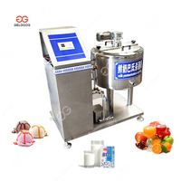 Petit pasteurisateur industriel automatique de lait de ligne de réservoir de machine de crème glacée de jus d'orange pour la vente des prix 50L