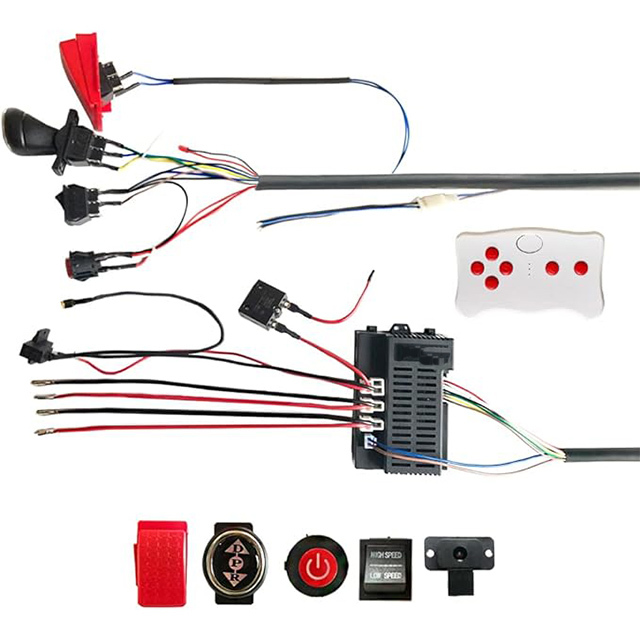 Hot Selling Kids Ride on Car 24V Complete Wires Set Remote Control Circuit Borad Control Box Switch Shifter Gearbox