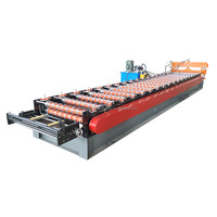Machine de formage à froid de panneaux de toiture et de mur en acier, fournie directement par l'usine ZhongChao, épaisseur 0,3-0,6 mm, facile à utiliser, en vente
