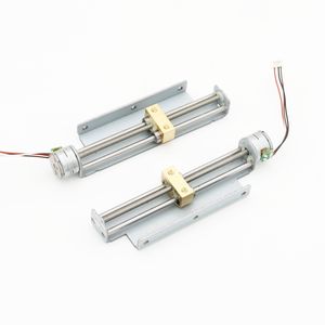 90 مللي متر السكتة الدماغية الخطي الصغير يخطو موتور البسيطة الخطي محرك خطويّ بالتيار المستمر الخطي المحركات 5v dc مع قوس - Product Image 1