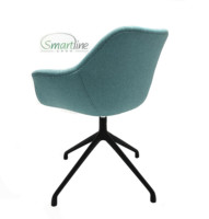 Fauteuil de style nordique Fashi sur chaise longue Chaise de salle à manger confortable pour la maison et les espaces commerciaux
