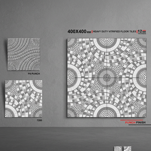 Carreaux de sol en porcelaine numérique antidérapants finition mate 40x40cm, pour extérieur, usage intensif - Product Image 3