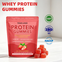 Complément alimentaire sportif en gommes protéinées au saveur fraise, prêtes à l'emploi, pour adultes, formule équilibrée pour l'alimentation quotidienne, en gros