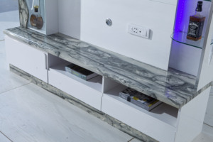 Ensemble de salle de séjour moderne de luxe, meubles, <span class=keywords><strong>grand</strong></span> <span class=keywords><strong>meuble</strong></span> <span class=keywords><strong>TV</strong></span> en bois avec rangement, meubles de maison OEM ODM - Product Image 3