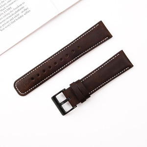 Bracelet de montre en cuir véritable de luxe 20 mm 22 mm compatible avec <span class=keywords><strong>Huawei</strong></span> <span class=keywords><strong>Watch</strong></span> GT6 Samsung Galaxy <span class=keywords><strong>Watch</strong></span> <span class=keywords><strong>6</strong></span> Classic - Product Image 3