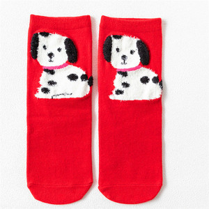 ibujos animados lindo rojo <span class=keywords><strong>calcetines</strong></span> de algodón de invierno de las mujeres <span class=keywords><strong>calcetines</strong></span> de la Navidad para la venta - Product Image 4