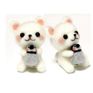 NO.79 DIY Spielzeug Nette Katze & Pinguin Geschenk Wolle DIY Filz nadel Hand craft Kits - Product Image 5