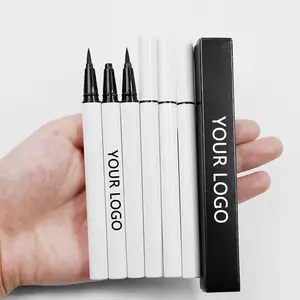 Waterproof Long Lasting Private Label Luxury White Pen Vegan Black Eyeliner Pencil