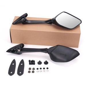 Espejo Retrovisor con Amplio Campo de Visión, Espejo Retrovisor Modificado con Superficie Grande, Reflector de Fibra de Carbono con Diseño de Piel de Serpiente - Product Image 3