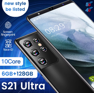 글로벌 버전 S21 울트라 5 인치 잠금 해제 휴대 전화 듀얼 SIM 512m + 4g 저렴한 가격 안드로이드 스마트 폰 여성의 날 선물