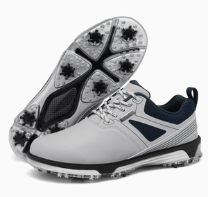 Chaussures de golf résistantes à l'eau pour hommes, baskets de golf à lacets, chaussures de golf légères avec semelle antidérapante - Product Image 1