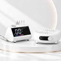 Kit de perceuse à ongles électrique 2-en-1 avec collecteur de poussière 65W 45000 tr/min, outil de manucure pour salon OEM ODM