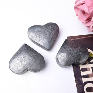 Piedra de Shungita Pulida de Alta Calidad, Estilo Bohemio, para Sanación del Corazón, 5cm, Empaque Seguro, Venta al Por Mayor - Product Image 4