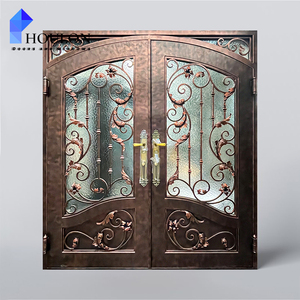 <span class=keywords><strong>Porte</strong></span> <span class=keywords><strong>d</strong></span>'<span class=keywords><strong>entrée</strong></span> en acier forgé de qualité supérieure pour villa - Product Image 3