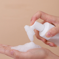 Flacon vide pour nettoyant visage moussant, gel moussant, brosse pour le lavage de la tête, type à pression, nettoyant pour lait, mini distributeur de savon