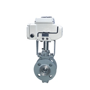 วาล์วบอลไฟฟ้าแบบหน้าแปลนรูปตัววี COVNA B2Bclearance Sale พร้อม Modbus RTU (RS485) วาล์วบอลไฟฟ้า PVC แบบ 2 ทาง UPVC - Product Image 3