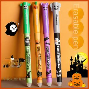 ปากกาเจล ด้ามบาง ลายฮาโลวีน หัวฟักทอง ขายดี ปากกาลบได้ คุณภาพสูง ชุดปากกาเจลลบได้ - Product Image 2