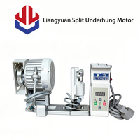LIANGYUAN 220v 550W Motor Tipe Split Underhung untuk Mesin Jahit Hemat Energi, Tembaga Murni, Pemasangan Mudah