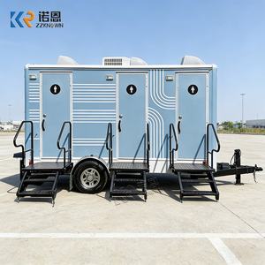 Toilettes mobiles standard australiennes <span class=keywords><strong>à</strong></span> 2 cabines, remorque sanitaire portable pour usage extérieur - Product Image 2