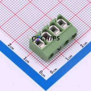 691137710004 Screw Terminal Block Through hole Component (THT),P=5mm Connector 5mm Green Through Hole 4P - Product Image 1