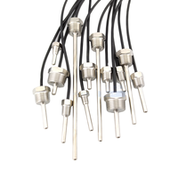 Sonde étanche PT100 de marque JH, en acier inoxydable, filetée, fixe, tailles 1/8\", 1/4\", 3/8\", 3/4\", résistance thermique au platine, capteur NTC