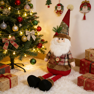 Muñeco de Nieve Colgante de Navidad para Decoración del Hogar, Muñecos de Navidad de Altura Ajustable - Product Image 4