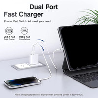 Chargeur rapide USB Type-C PD 40W QC3.0 double port, chargeur de voyage EU/UK/AU/US, 25W 45W 65W 100W, adaptateur universel USB C portable rapide