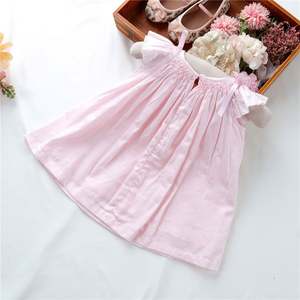 C75015 Conjuntos de Ropa de Verano 2021 para Bebés Niñas, Vestido Bordado a Mano, Ropa Infantil al por Mayor - Product Image 3