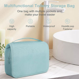 Cosmetic <b>Bag</b> <b>Makeup</b> Large Capacity Cosmetic Organizer <b>Bag</b> <b>with</b> <b>Makeup</b> <b>Brush</b> - Product Image 5