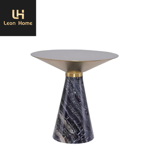 Mesa Auxiliar de Estilo Nórdico de Alta Calidad para el Hogar, Base de Mármol, Acero Inoxidable, Tapa Dorada, Mesa de <span class=keywords><strong>Centro</strong></span> para Café - Product Image 6