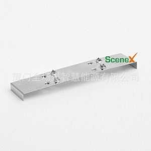 Plaque de mise à la terre solaire Scenex en acier inoxydable avec double pointe pour système de montage photovoltaïque - Product Image 3
