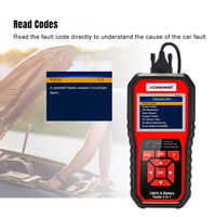 Escáner de Automóviles Obd2 de la Marca Konnwei, Herramienta de Diagnóstico Automotriz, Actualización de Software Gratuita, Precio al por Mayor, Probador de Baterías para Automóviles, Analizador de Baterías