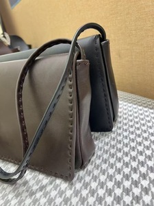 Luxury Vintage Minimalist 100% <strong>Handmade</strong> Saddle Stitch Soft Genuine Sheepskin Leather Shoulder Bag - Product Image 4