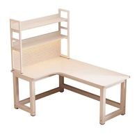Ensemble de chaise de bureau Esports et bureau d'angle en L pour ordinateur, étude et apprentissage, style simple, moderne, minimaliste, en bois, pour la maison, la chambre et le bureau