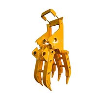 Accessoire d'excavatrice : Grappin de démolition hydraulique, grappin de tri, sélecteur, pompe, ouverture de mâchoire 120x80x120 cm, pour excavatrices de 5 à 7 tonnes