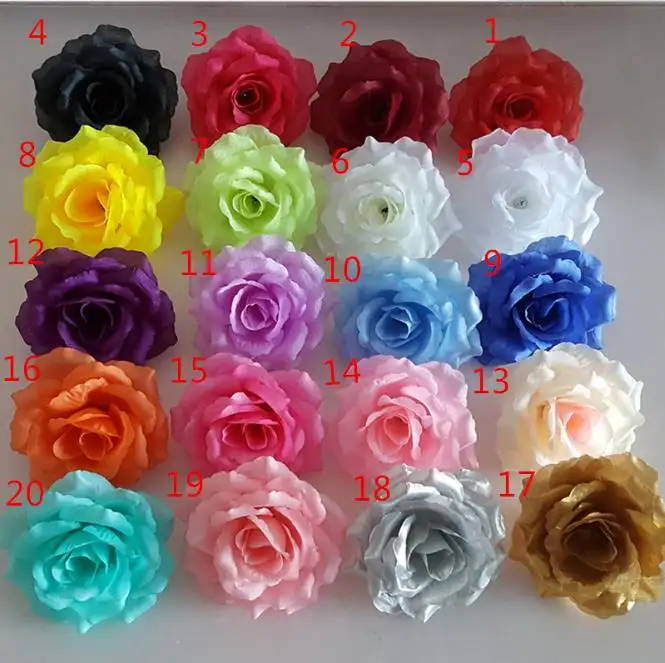 10cm Bulk Giant Foam Rose Artificial Flowers Head for Wedding Decoration Bouquet Packing Box