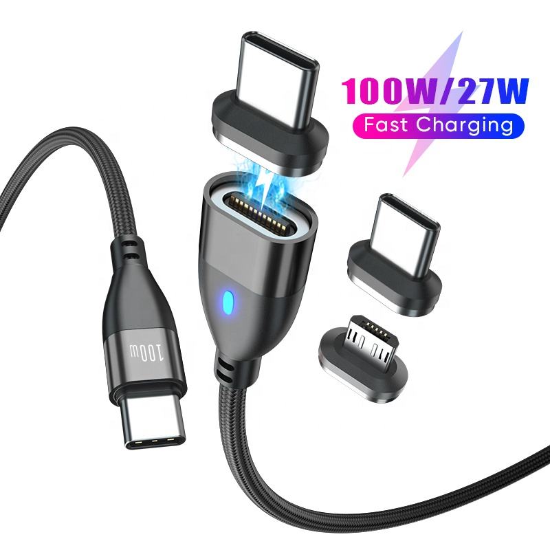 PD 100W Fast Charging Magnetic Cable High Speed Data Transfer