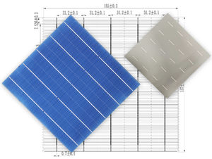 Cellule solaire M6 double face, taux de <span class=keywords><strong>conversion</strong></span> élevé 166 cellule solaire M6 - Product Image 6