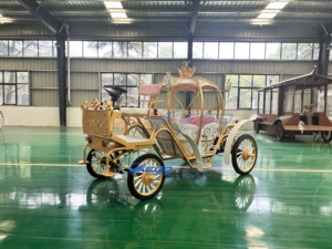 Carruaje de Cenicienta en Venta, Transporte Especial, Carruaje de Fantasía de Princesa Calabaza, Carruaje Eléctrico en Venta - Product Image 6