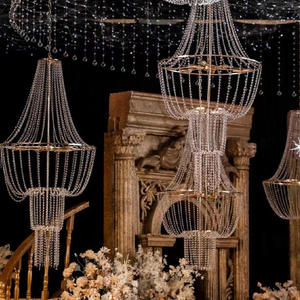 Décoration de plafond de mariage unique de style chaîne - Lustre de mariage - Décoration de mariage - Product Image 2