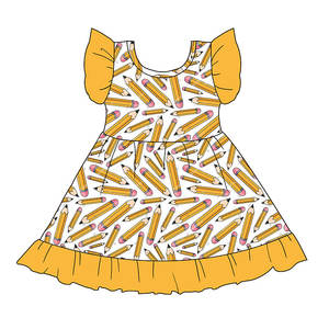 Robes pour petites filles, manches bouffantes, décontractées, pour fête d'anniversaire, <span class=keywords><strong>robe</strong></span> d'été pour tout-petits, <span class=keywords><strong>robe</strong></span> tourbillonnante, 0-6 ans - Product Image 3