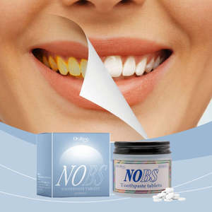 Comprimés de dentifrice Oralhoe pour le nettoyage buccal, rafraîchissants et protecteurs de l'émail dentaire, soin doux des ingrédients - Product Image 1