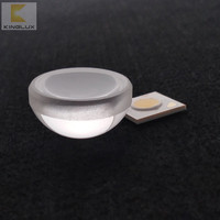 Lentilles de torche de projecteur convexes en verre optique de degré de faisceau étroit de diamètre 23mm
