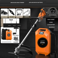 Tondeuse à gazon et démarreur de voiture OEM, charge sans fil, pompe à air, lumière, batterie : 21V, 27V