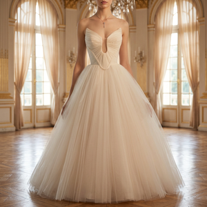 Vestido de Novia Elegante Hecho a Mano con Cuentas de Alta Calidad OEM, Vestido de Gala Largo hasta el Suelo para Madre de la Novia, Tallas Grandes, Decoración de Encaje, Venta al por Mayor - Product Image 2