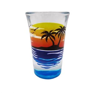 Vaso de Chupito Personalizado con Diseño de Recuerdo de Hawái o Jamaica para Tequila - Product Image 1