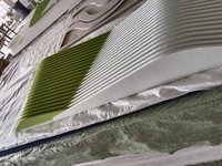 Panneaux acoustiques en feutre polyester sculpté pour salles audiovisuelles de maternelle, ignifuges, pour murs de KTV et plafonds d'ascenseurs