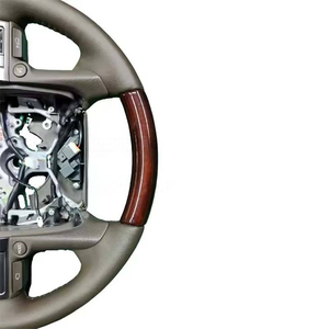 Volant de voiture en cuir et bois de qualité supérieure, <span class=keywords><strong>prix</strong></span> de gros usine, pour Lexus GX460 - Product Image 4